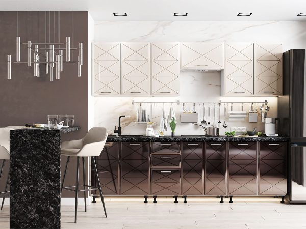 Bucatarie Boston MDF 2.6m