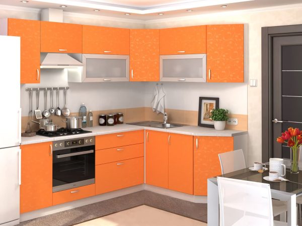 Bucatarie pe colt Diana Mango, 215x165 cm