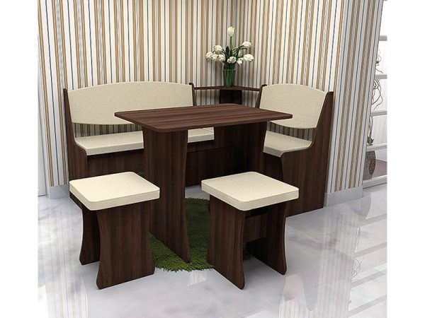 Set de bucatarie Prime, Nuc negru & Bej