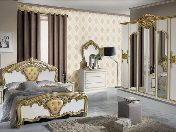 Dormitor Eva Bianco Gold