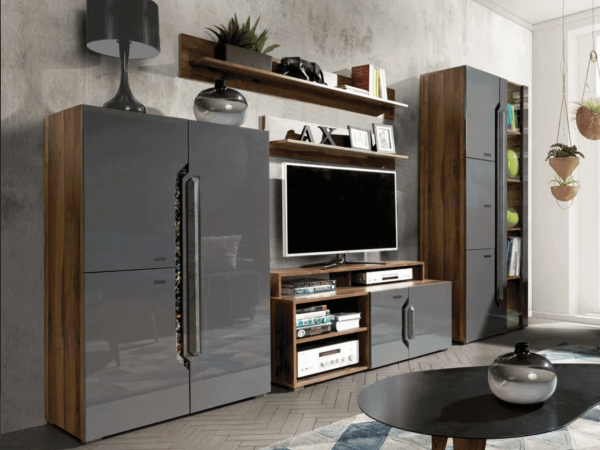 Living Davos A, gri lucios/nuc
