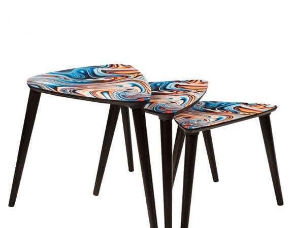 Set 3 mese cafea Trio U3805