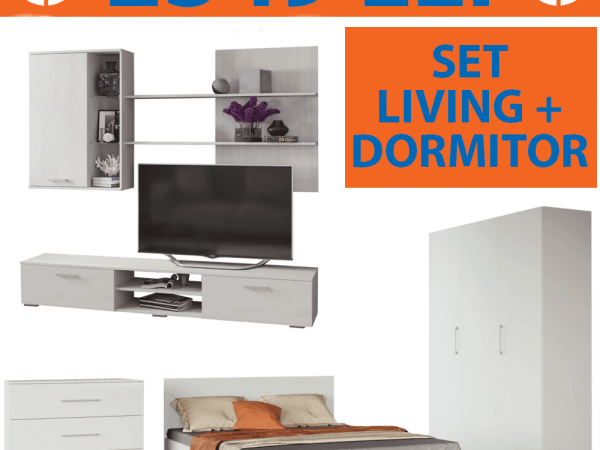 Oferta! Set Dormitor + Living Asti