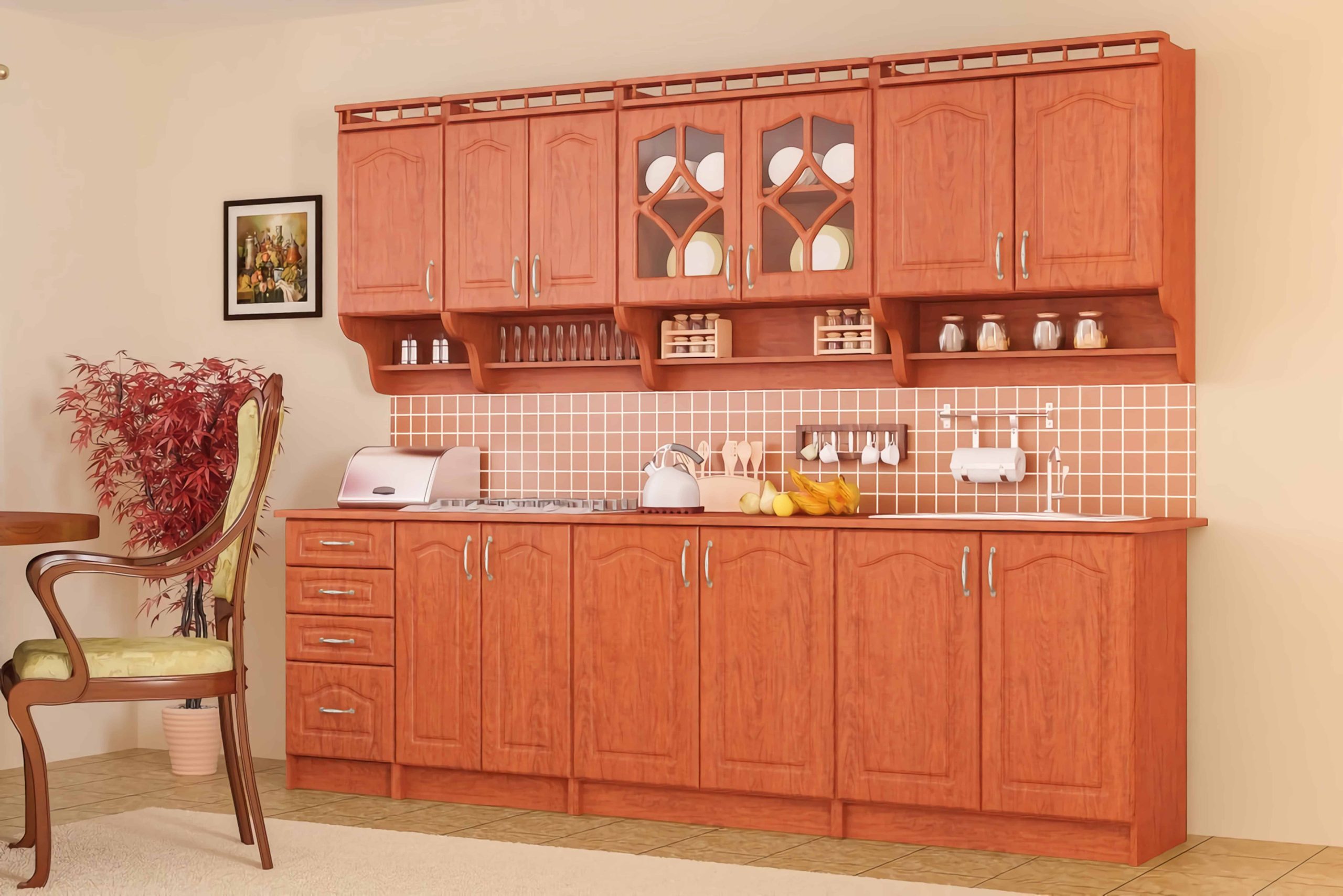 bucatarie-korona-26m-calvados Bucatarie Korona II 2,6 m, Calvados - imagine 1