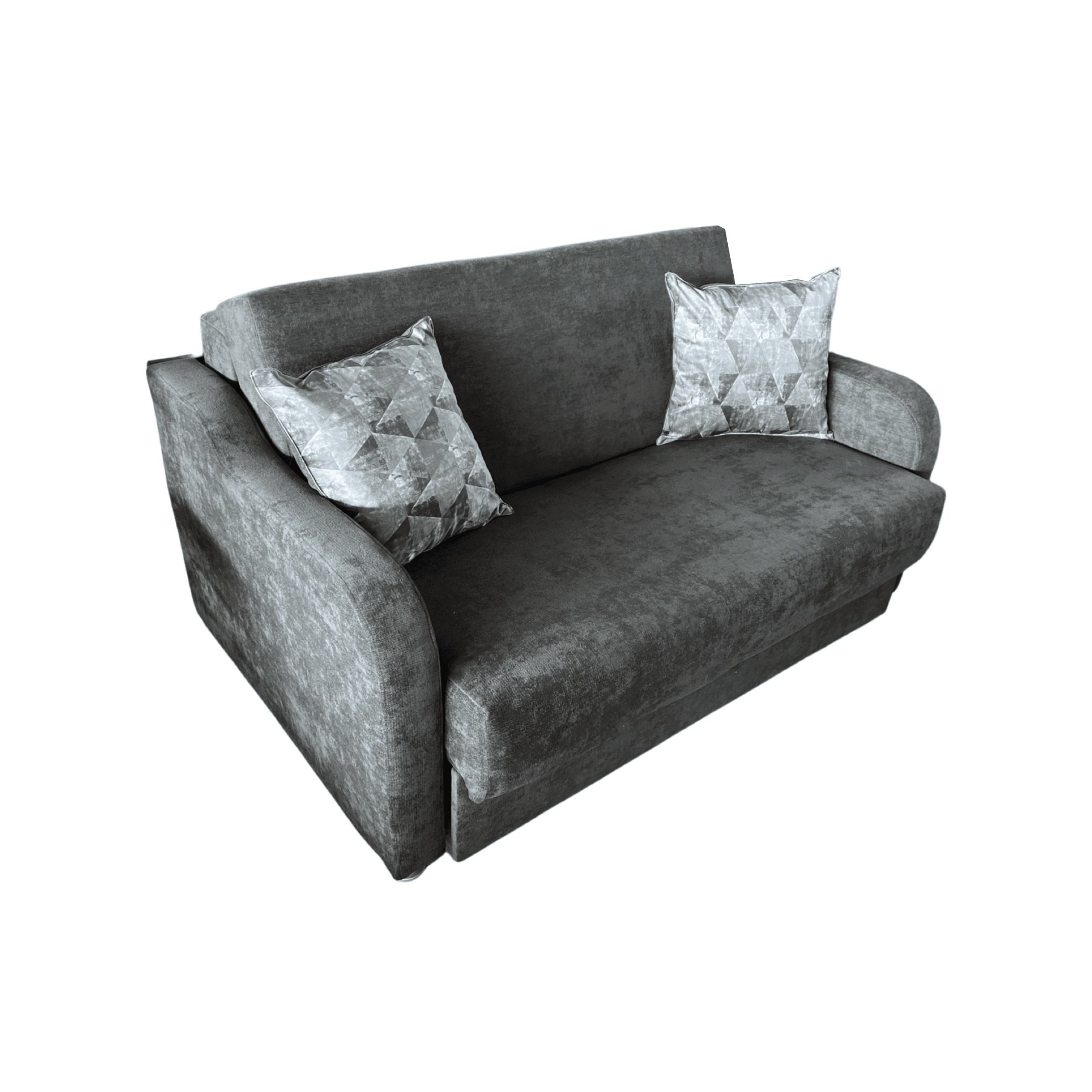 canapea-viorica-gri-inchis Canapea cu 2 locuri Viorica, Gri inchis impermeabil - imagine 1