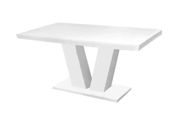 Masa extensibila Verona, 160-200/90/75 cm, Alb