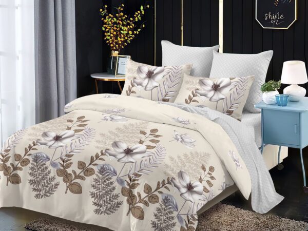 Lenjerie de pat Finet Gros, 6 piese, Bej C748