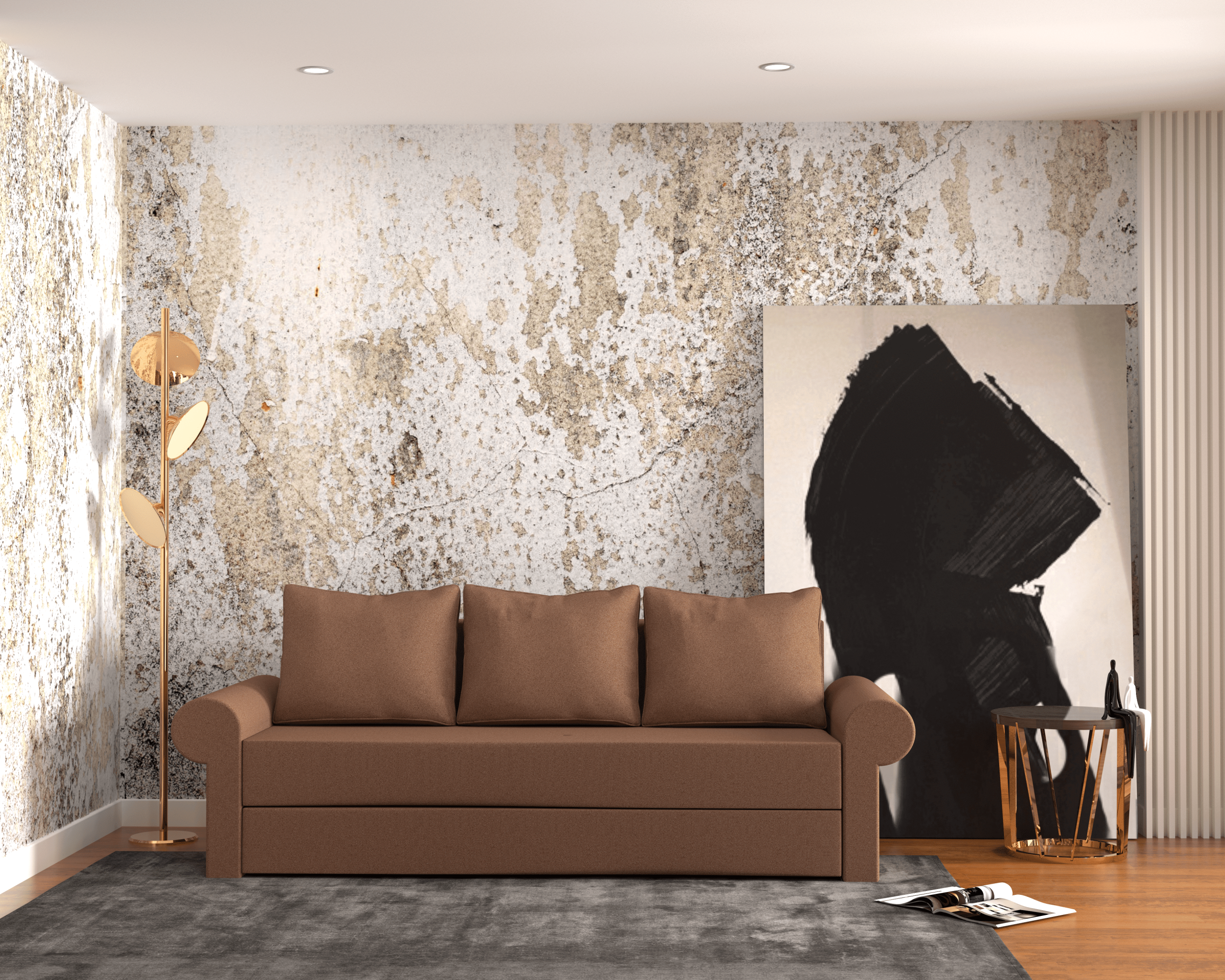 canapea-tudor-maro Canapea Tudor, Maro - imagine 1