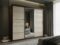 Dulap dressing Atlantic 3 usi, 250 cm, Wenge/Sonoma