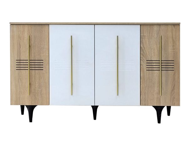 Comoda Hilton 4, Sonoma/Alb