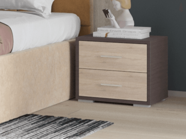 Set 2 noptiere Atlantic, Wenge/Sonoma