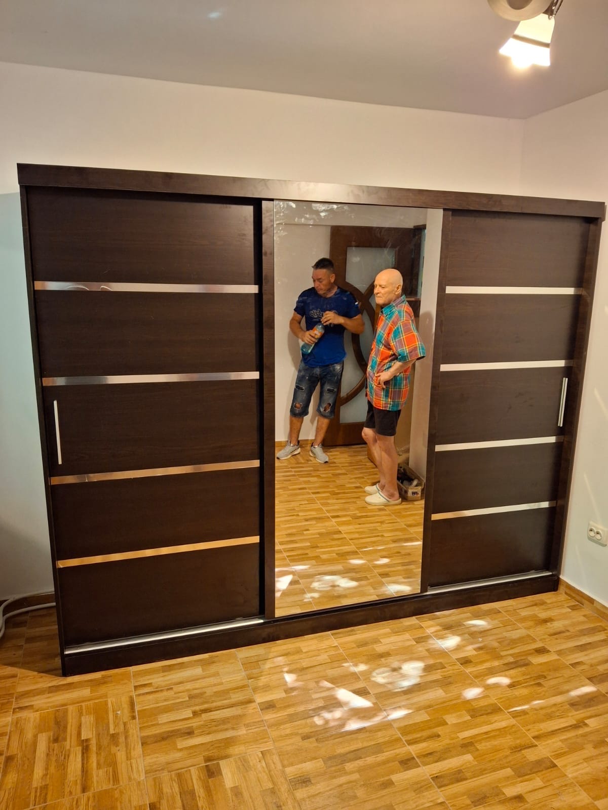 Dulap dressing Atlantic 3 usi, 250 cm, Wenge photo review