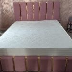 Pat tapitat Hugo 180x200 cm, Roz photo review