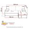 Coltar extensibil Leon, Gri inchis/Gri deschis - imagine 4